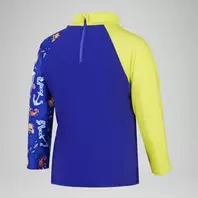Boys' Digital Long Sleeve Rash Top Blue