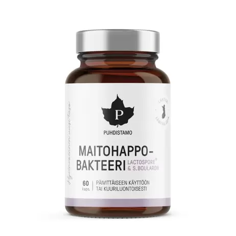 Puhdistamo Maitohappobakteeri - Lactospore & Boulardii 60 ka