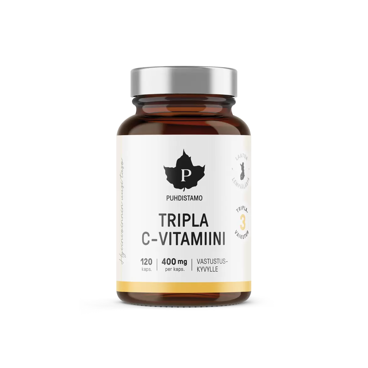 Puhdistamo Tripla C-vitamiini 120 kaps