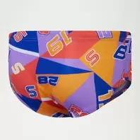 Boys Club Training 13cm Allover Digitla Brief Blue/Yellow