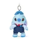 Stitch Denim Small Soft Toy Keyring, Lilo & Stitch - 18cm