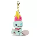 Disney Store Japan Scrump on Surfboard Small Soft Toy Keyring, Lilo & Stitch - 14cm