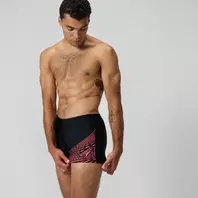 Men's Medley Logo Aquashort Black/Coral