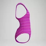 Girls' Printed Medalist Swimsuit Pink