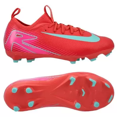 Nike Air Zoom Mercurial Vapor 16 Academy MG Mad Energy - Punainen/Vihreä Lapset