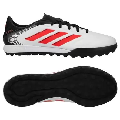 adidas Copa Pure League III TF Pure Victory - Valkoinen/Lucid Red/Musta