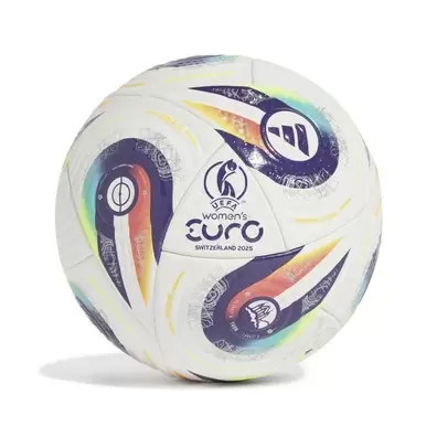 adidas Jalkapallo Konektis Pro Women's EURO 2025 Ottelupallo - Valkoinen/Violetti/Lucid Lemon