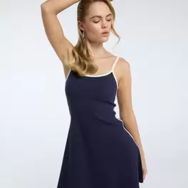 Ribbed mini dress