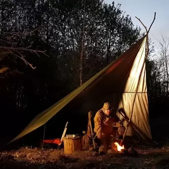 Bushmen Thermo Tarp 4x4m Oliivi