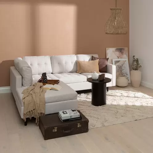 Avokulmasohva beige