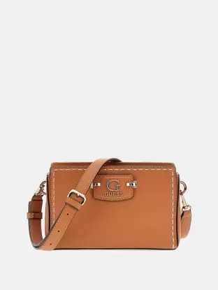 Nastra stitch-detail mini crossbody