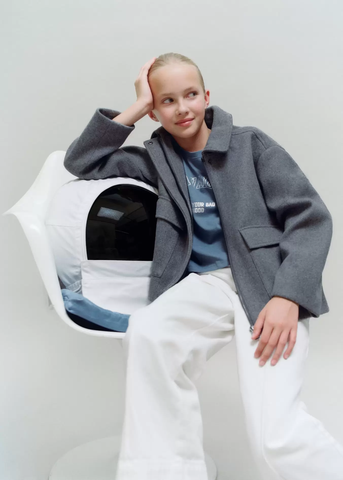 Short cloth coat