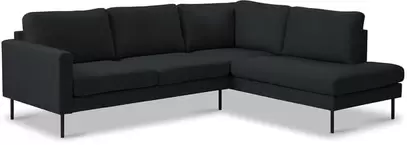 Avokulmasohva (oikea) antrasiitti
