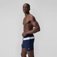 Men's Jetstream 16'' Striped Colourblock Swim Shorts Navy/White