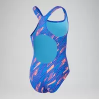 Girls' HyperBoom Allover Medalist Swimsuit Red/Blue