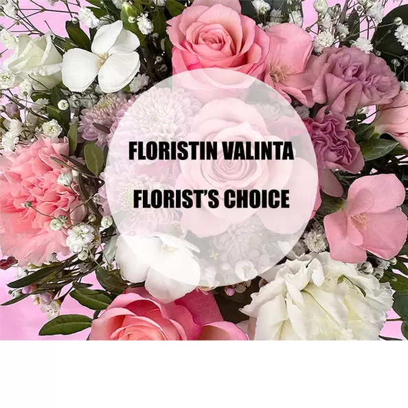 Vaaleanpunainen kimppu, medium