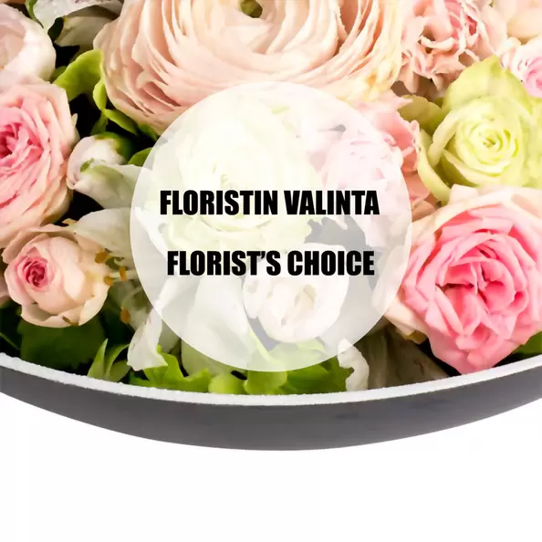 Asetelma kaupan valikoimasta, näyttävä