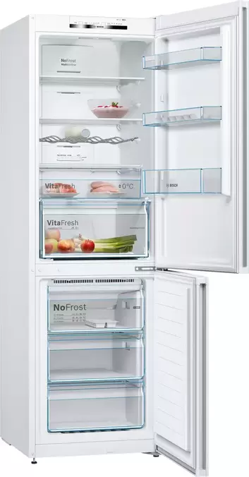 BOSCH KGN36VWED JÄÄKAAPPIPAKASTIN VALKOINEN