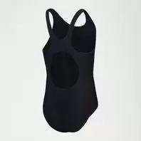 Girls Placmement Muscleback Swimsuit Black/Purple