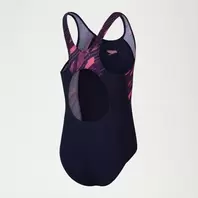 Girls HyperBoom Splice Muscleback Swimsuit Navy/Pink