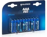 Fuj:tech Alkaline Pro AAA 1,5 V -alkaliparisto, 20 kpl