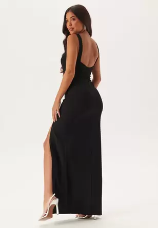 Square Neck Slit Maxi Dress      Square Neck Slit Maxi Dress
