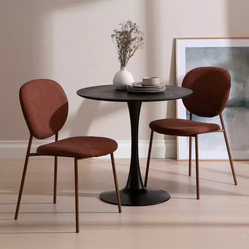 Ruokailuryhmä pyöreä 80cm kahdelle