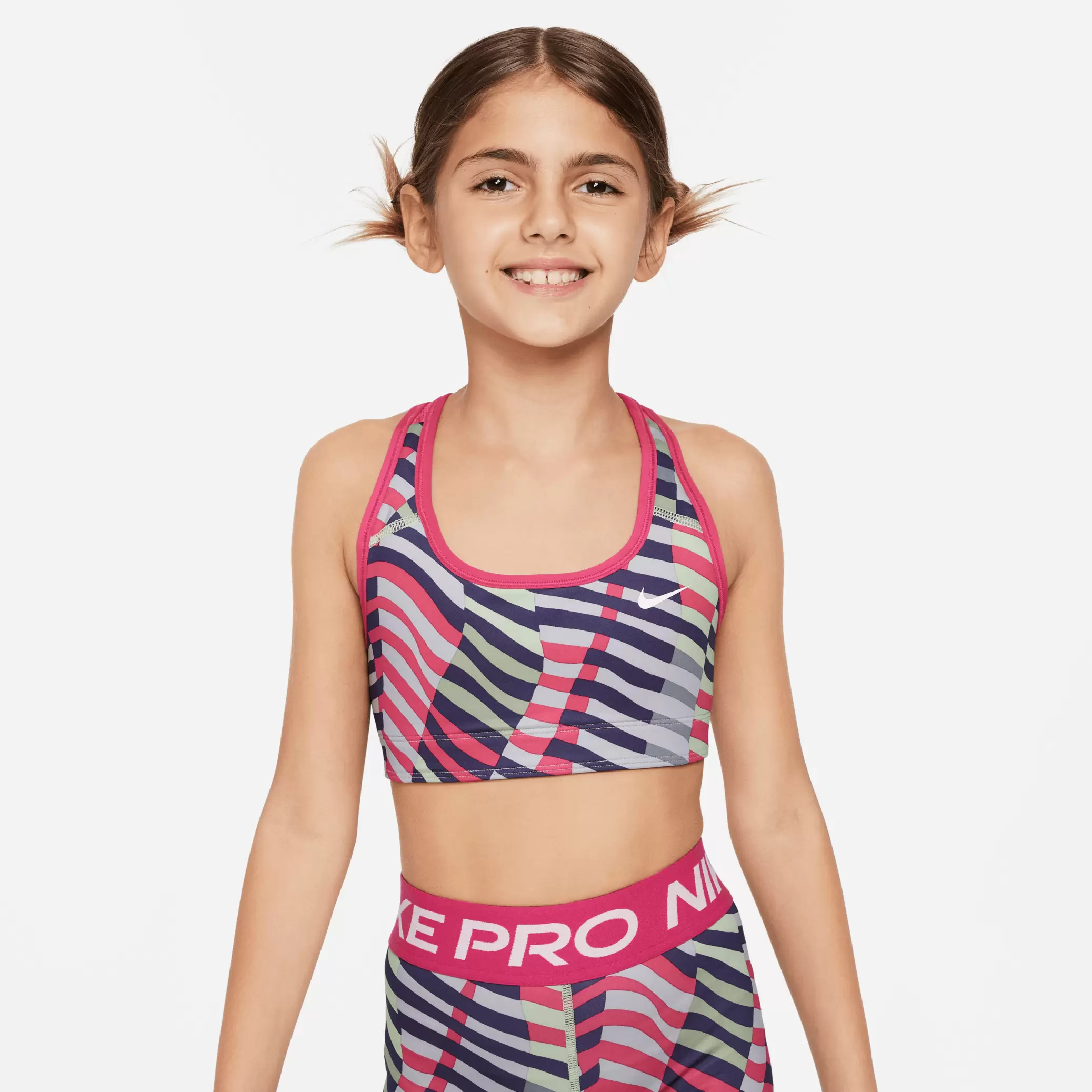 Swoosh Reversible Bra Girls' - tyttöjen urheiluliivit