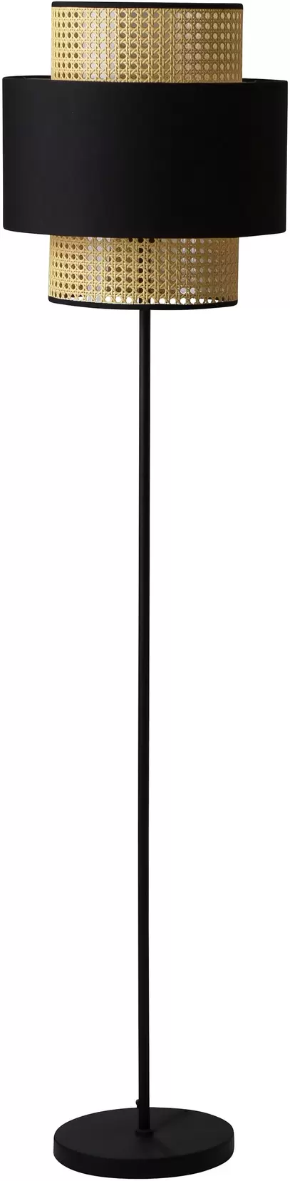 Lattiavalaisin 38 cm, musta / natural