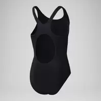 Girls' Placement Muscleback Swimsuit Black/Orange