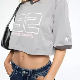 T-shirt with v-neck