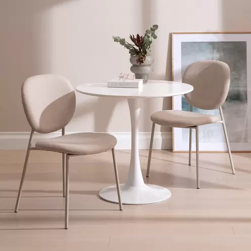 Ruokailuryhmä pyöreä 80cm kahdelle