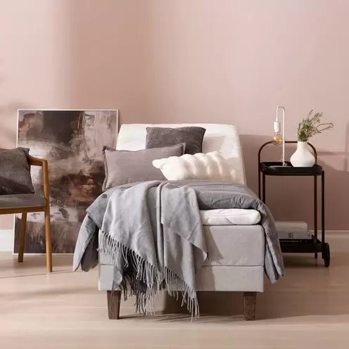 Moottorisänky 80x200, pocket 5-vyöh. primo 84 vaaleanharmaa