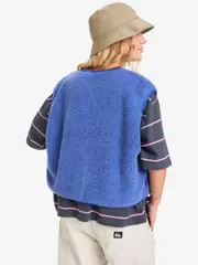 Cropped ‑ Sleeveless Sherpa Vest for Women