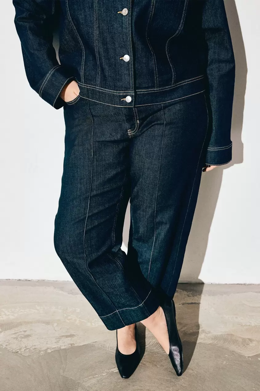 Jeans barrel fit
