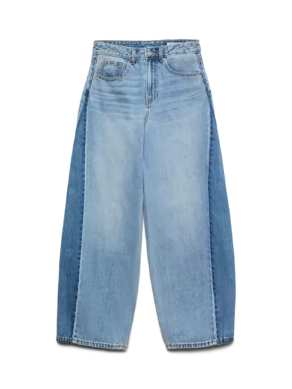 VMZELDA Korkea vyötärö Barrel fit Farkut