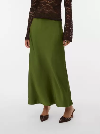 SNEMILY Korkea vyötärö Pitkä hame