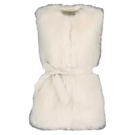 Faux fur waistcoat