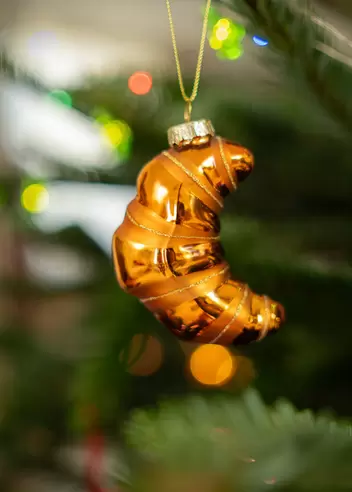 Christmas bauble - Croissant