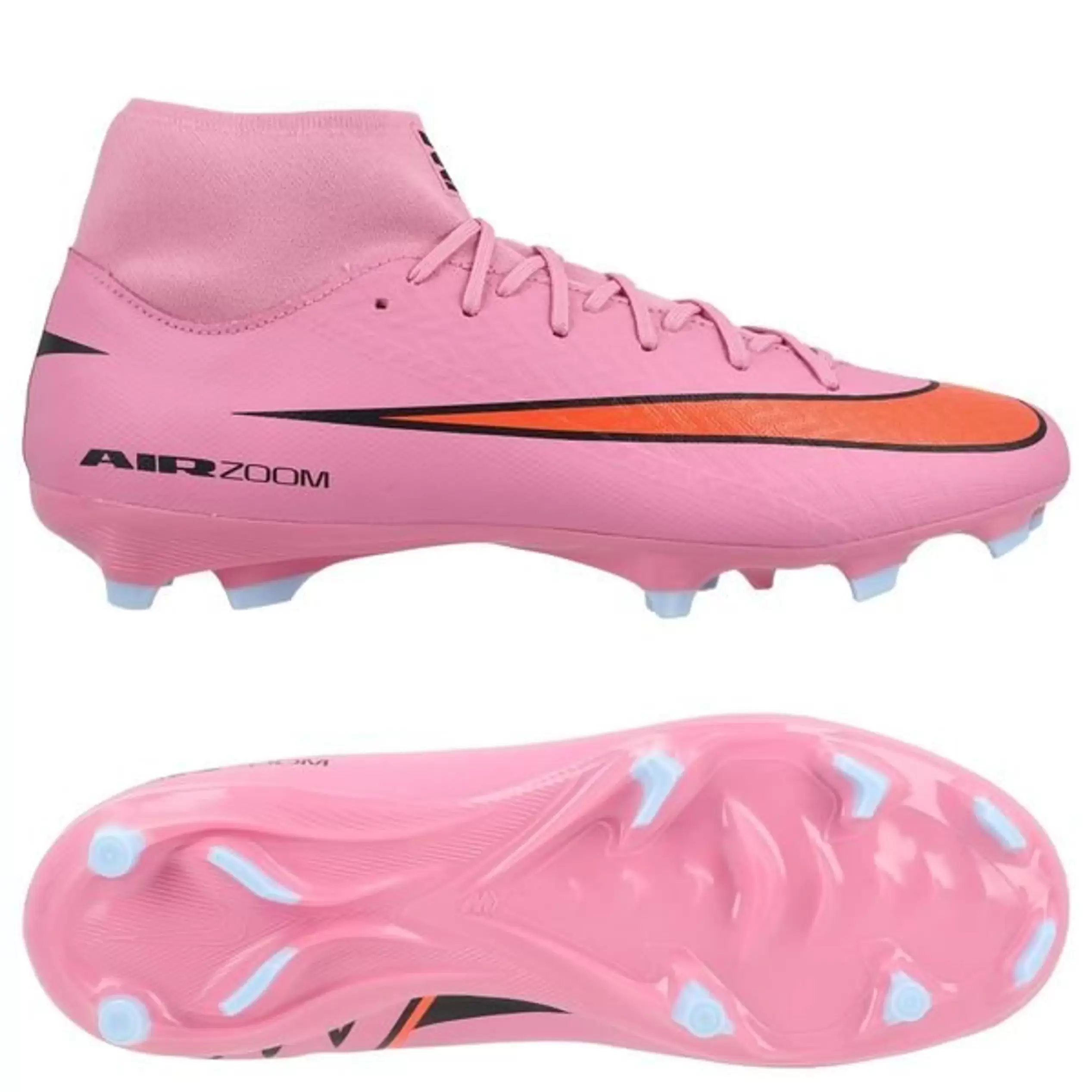 Nike Air Zoom Mercurial Superfly 10 Academy MG Scary Good - Maaginen flamingo/Musta/Oranssi