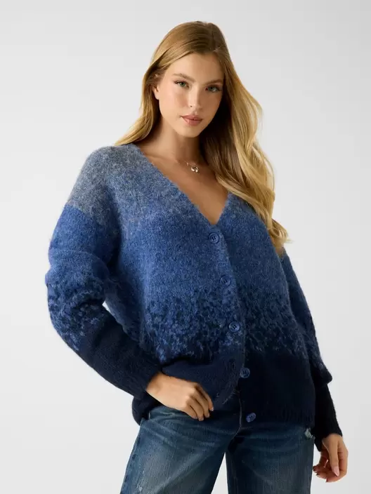Wool blend cardigan