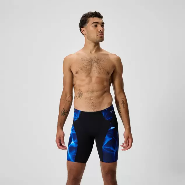 Men's Endurance+ MAX Compression Jammer Black/Blue