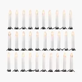 Joulukuusenkoriste sisäkäyttöön, 30 kpl LED-lamppuja