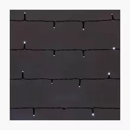 Paristokäyttöinen valosarja, 50 LEDiä, viileä valkoinen