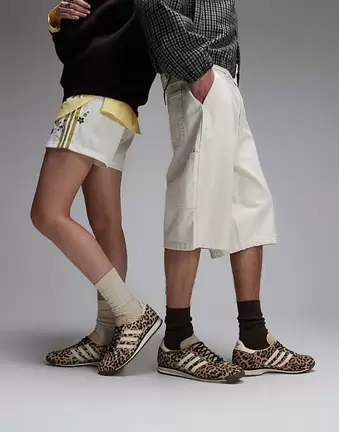 Adidas Originals SL 72 OG trainers in leopard print