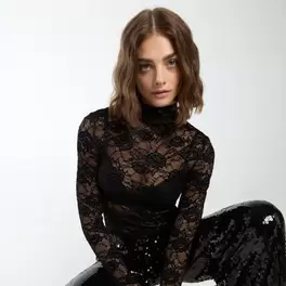 Bodysuit with lace