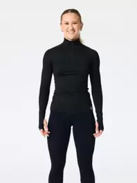 Aikuisten poolopaita vetoketjulla ja peukaloaukoilla –