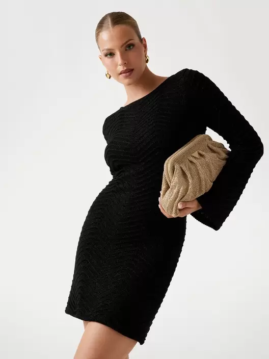 Mini sweater dress