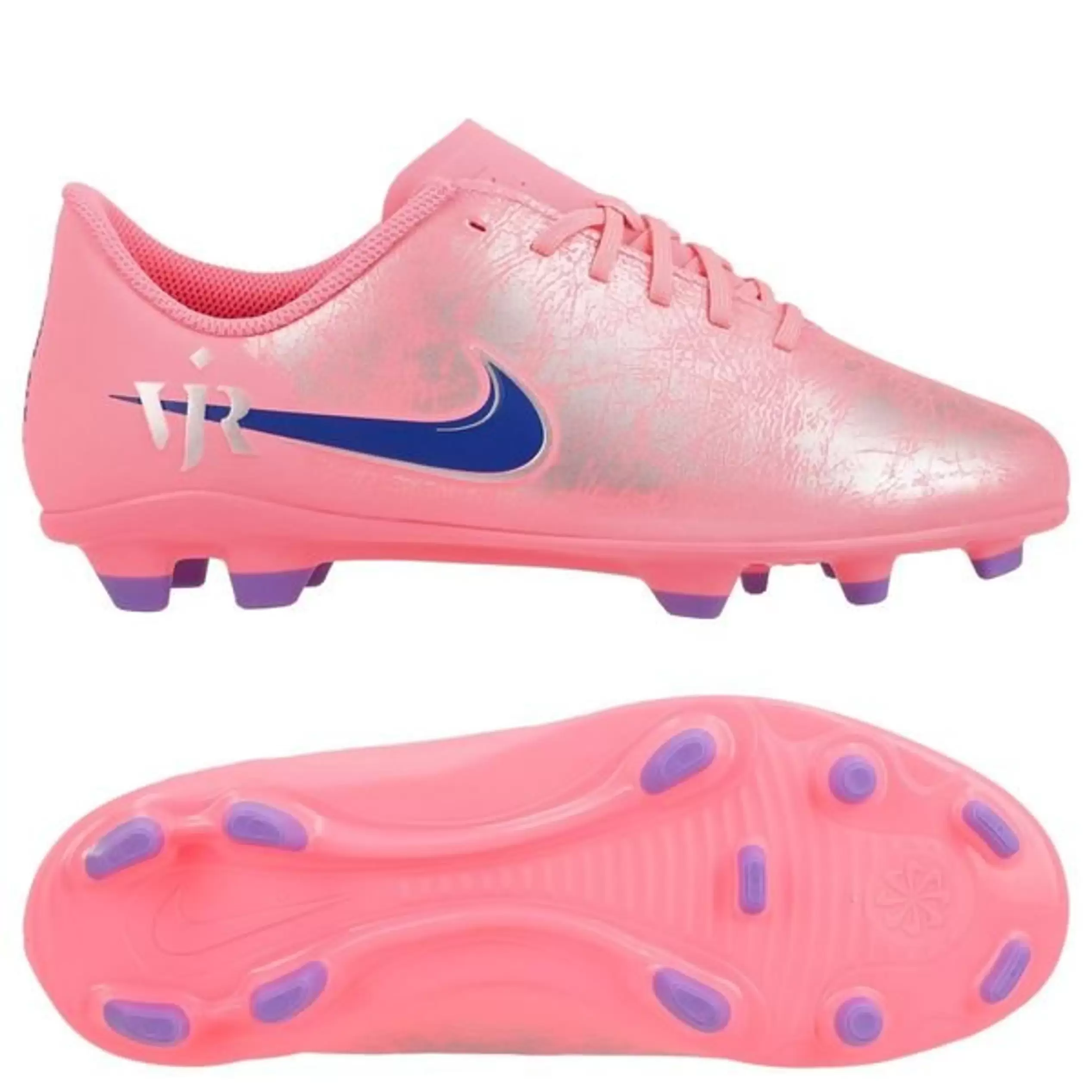 Nike Mercurial Vapor 16 Club MG Vini Jr. Personal Edition - Pinkki/Sininen Lapset