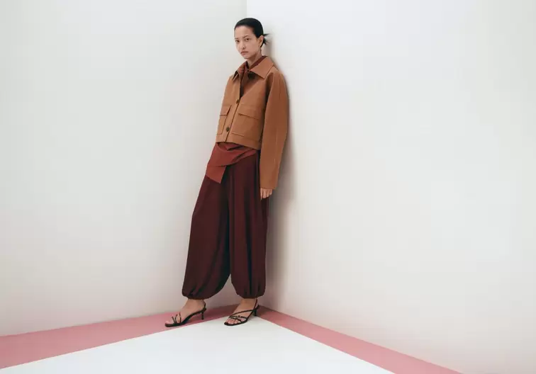 Cotton jacket with pockets